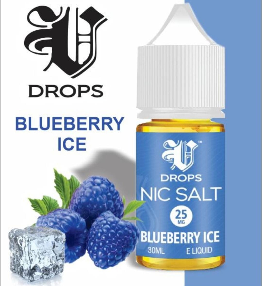 V DROPS BLUEBERRY ICE 30ML
