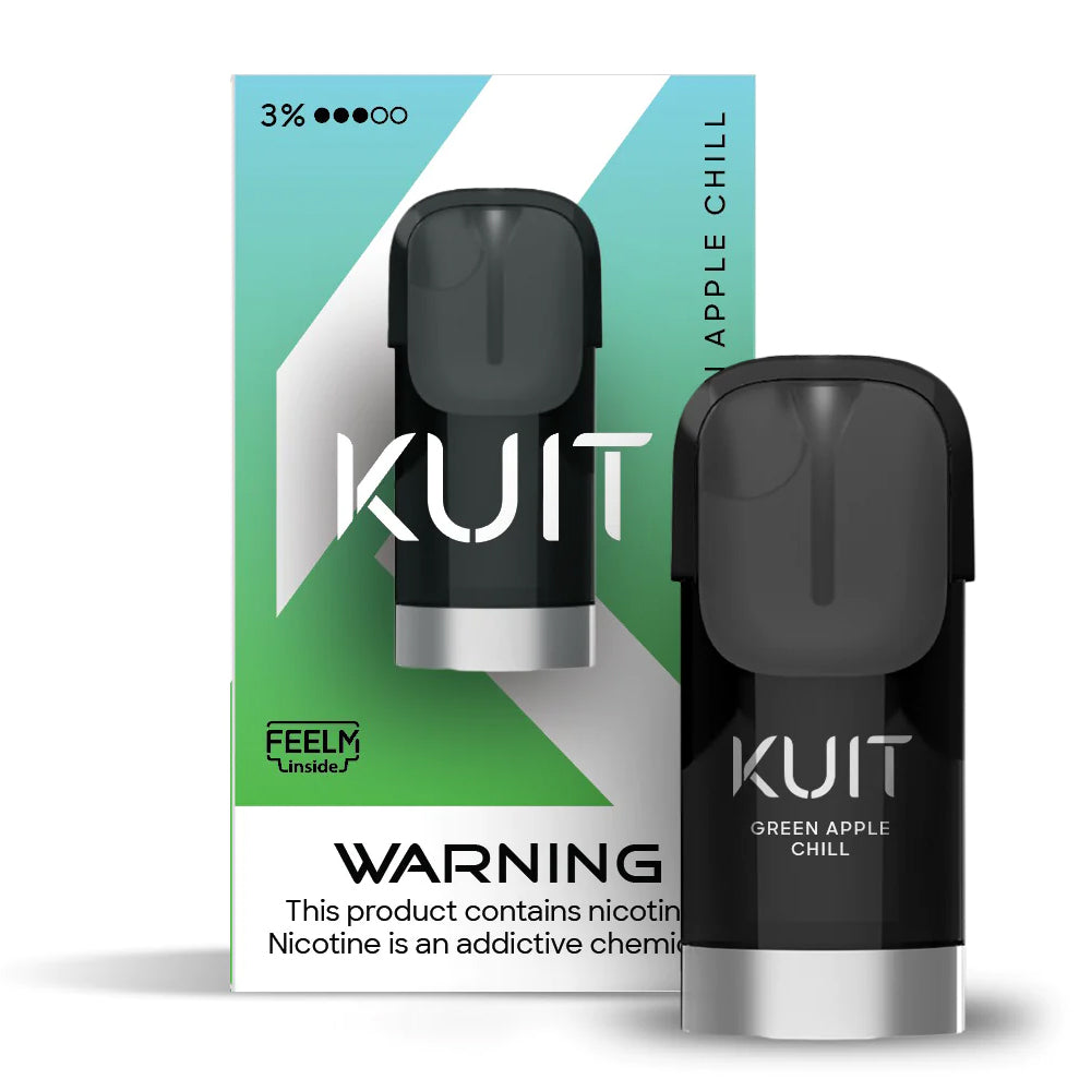 KUIT GREEN APPLE CHILL POD 2ML (SINGLE POD)