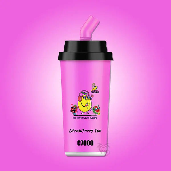 VAPEMAN C7000 STRAWBERRY ICE 7000 PUFFS