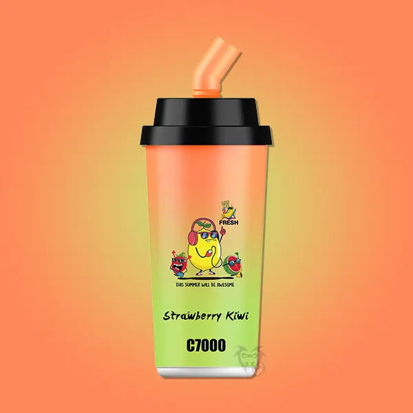 STRAWBERRY KIWI BY VAPEMAN C7000 DISPOSABLE VAPE 7000 PUFFS