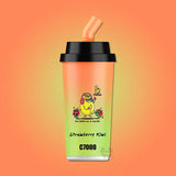 STRAWBERRY KIWI BY VAPEMAN C7000 DISPOSABLE VAPE 7000 PUFFS