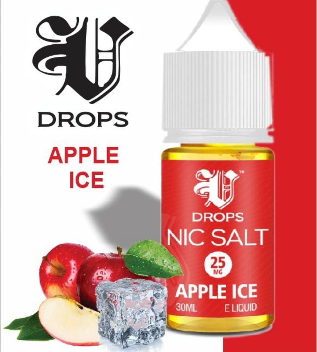 V DROPS APPLE ICE 30ML