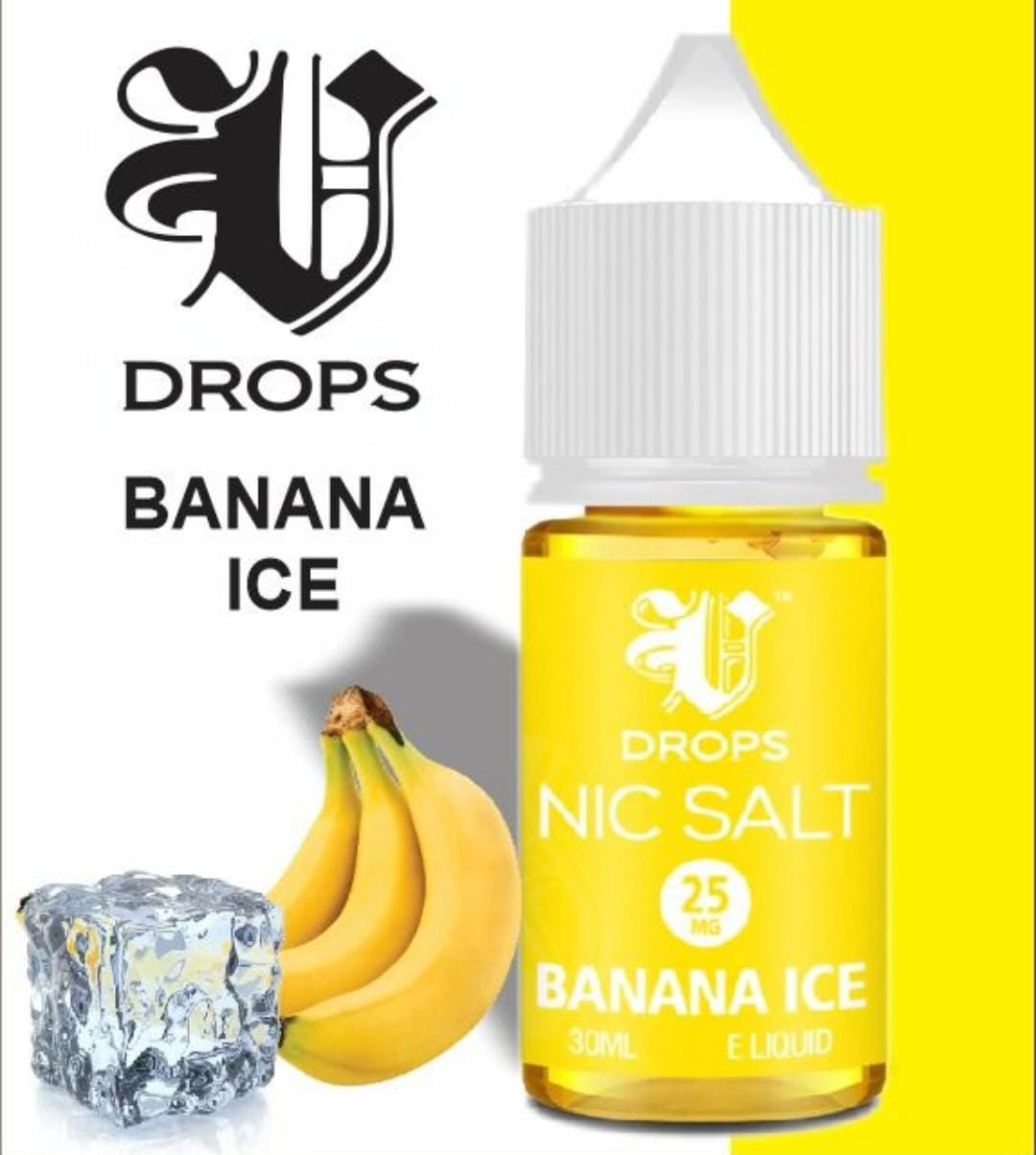 V DROPS BANANA ICE 30ML