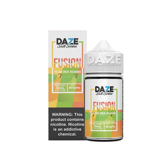 7 DAZE FUSION YELLOW GREEN RED MANGO 30ML