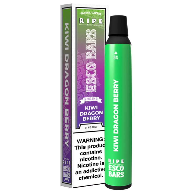 ripe esco bars kiwi dragon berry disposable vape