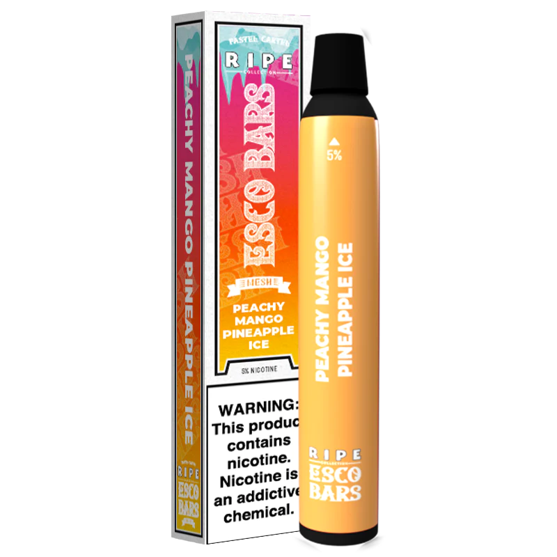 RIPE ESCO BARS PEACHY MANGO PINEAPPLE DISPOSABLE VAPE