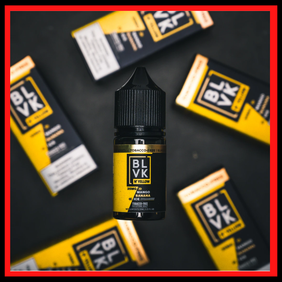 MANGO BANANA ICE BY BLVK N'YELLOW SALT  E-LIQUID