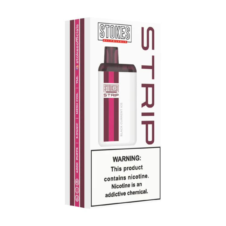 STOKES STRIP BLACK CURRENT ICE DISPOSABLE VAPE