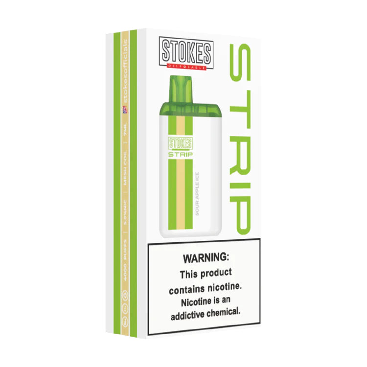 STOKES STRIP SOUR APPLE ICE DISPOSABLE