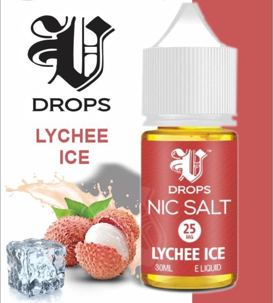 V DROPS LYCHEE ICE SALT 30ML