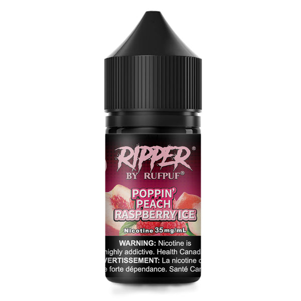 Ripper Ruff Puff Ripper Ruff Puff Poppin Peach Raspberry-30ml Saltnic – Chasemycloud