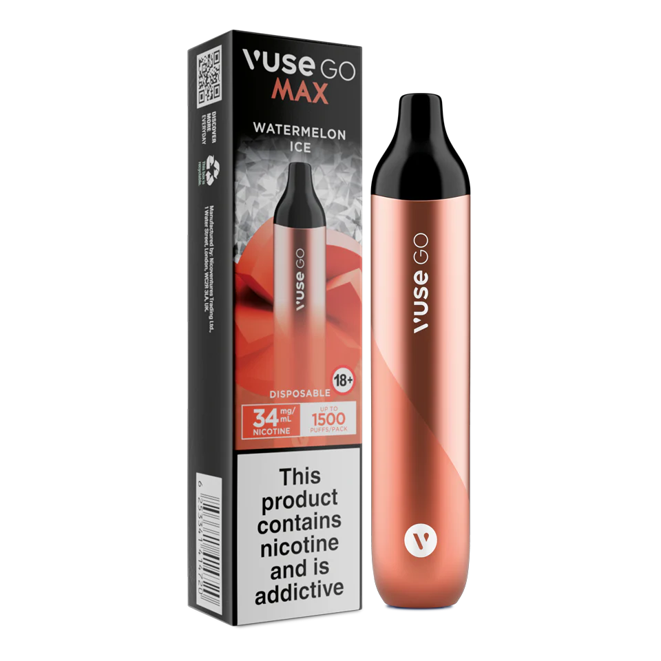 VUSE GO MAX WATERMELON ICE -1500 PUFFS Chasemycloud VUSE GO MAX WATERMELON ICE -1500 PUFFS Chasemycloud