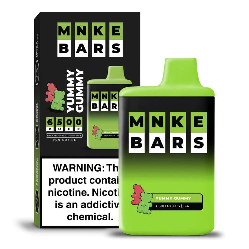MNKE Bars Yummy Gummy Disposable Vape 6500 Puffs | Chase My Cloud Chasemycloud MNKE Bars Yummy Gummy Disposable Vape 6500 Puffs | Chase My Cloud Chasemycloud