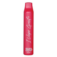 IVG BAR MAX RED APPLE ICE DISPOSABLE VAPE 