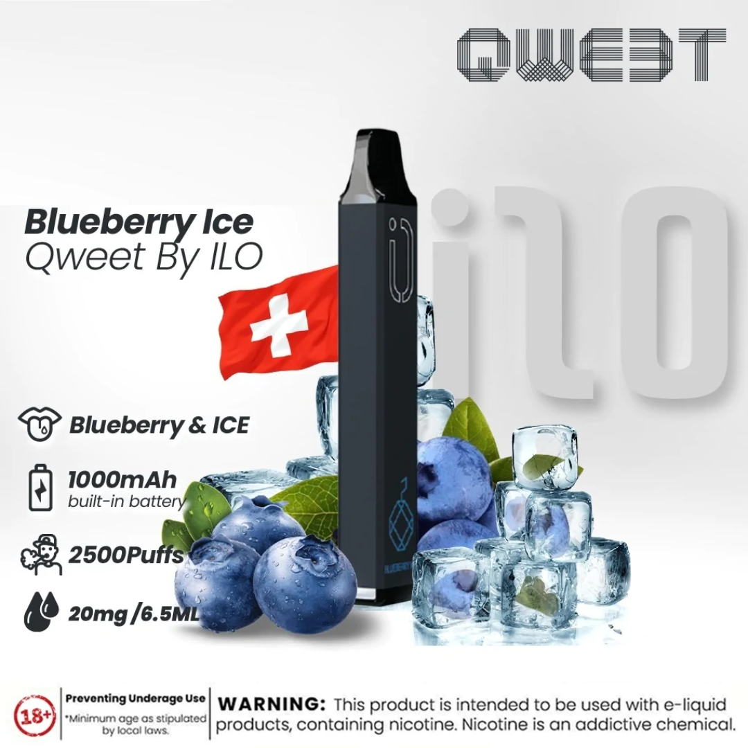  QWEET BLUEBERRY ICE DISPOSABLE VAPE