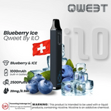  QWEET BLUEBERRY ICE DISPOSABLE VAPE